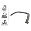 G-PLUS Wheel Opening Molding Fender Flares Front Left Compatible With Compass 2017-2022 OE Style Black Wheel Cover Protector