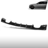 G-PLUS Rear Diffuser Fit BMW 3 Series F30 Sedan F31 Touring M-Tech Performance M Sport Bumper Model 2012-2018 M Performance Style (Single Sided Dual Output) Rear Bumper Diffuser Gloss Black