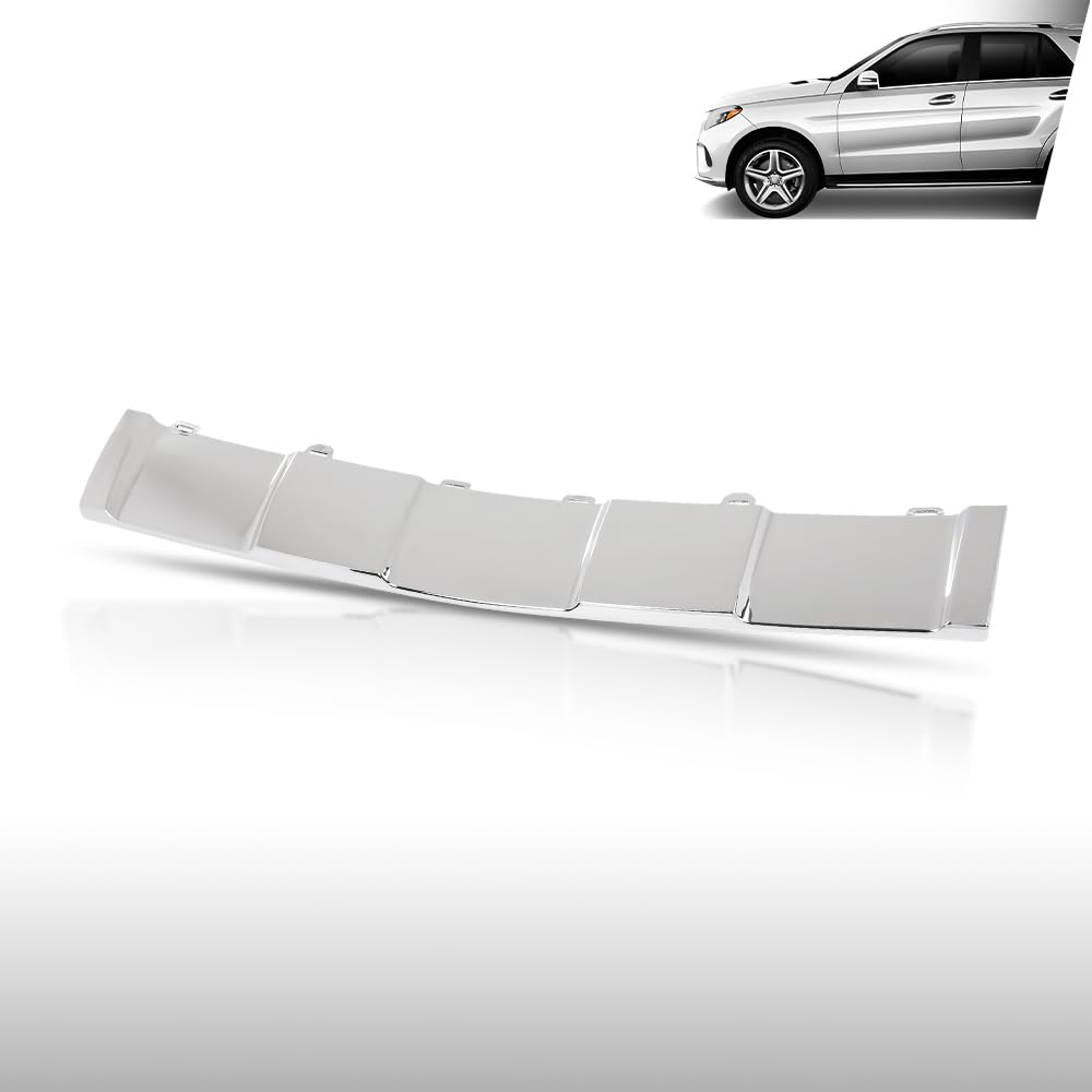 G-PLUS Front Lower Bumper Skid Plate Cover Compatible with Benz GLE450 GLE63 AMG 2016 Fit Benz GLE550 GLE550e 2016-2018 2928855822 Silver