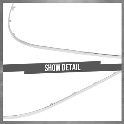 G-PLUS Rear Right Side Bumper Impact Strip Compatible with Benz E63 AMG Base Sedan 4-Door 2010-2013 Fit Models Without AMG Styling Package 2128852221 Silver