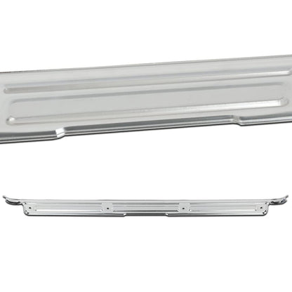 G-PLUS Chrome Door Sill Plates 2pcs Compatible with Chevy GMC Truck C10 C20 1967-1972 Car Door Sill Protector Step Scuff Plate w/Hardware Car Door Sill Steps Covers Scratch Pad