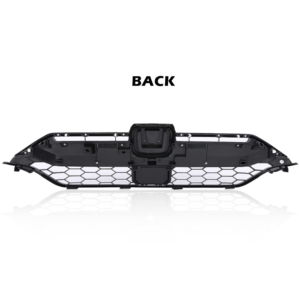 G-PLUS Front Upper Grille Assembly Compatible with 2020-2022 Honda CR-V CRV Honeycomb 71121TLAA60