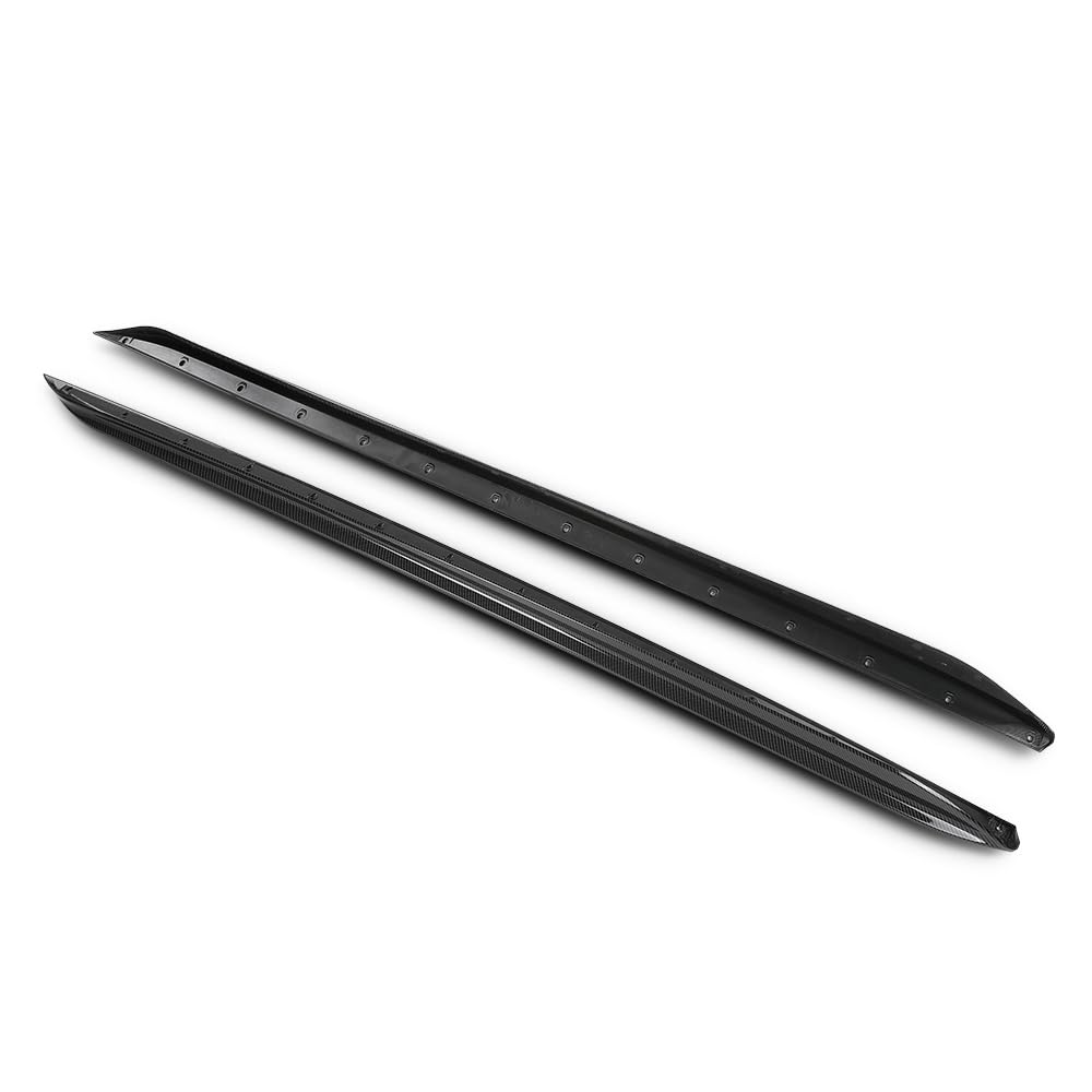 G-PLUS Side Skirts Body Kit Compatible with BMW G20 3-Series All Trims Models Only 2019 2020 2021 2022 2023 Carbon Fiber Black