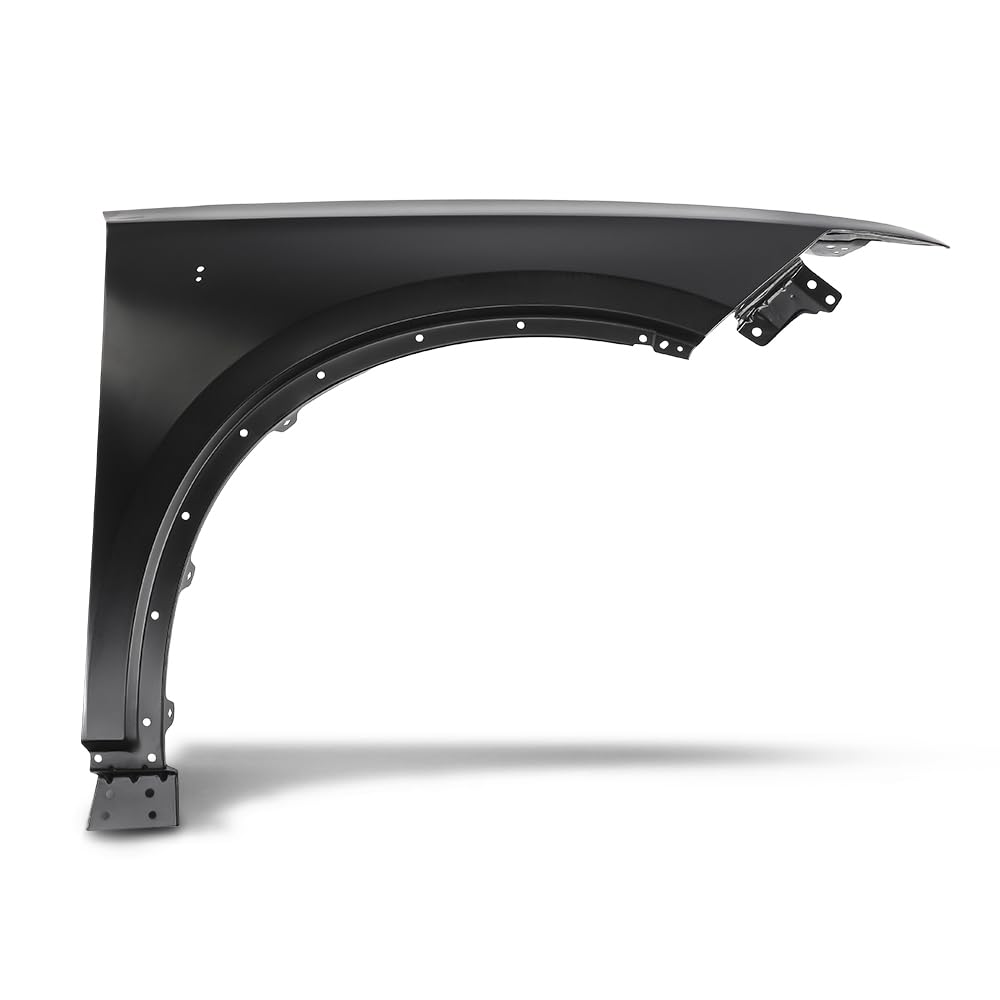 G-PLUS Fender Front Passenger Right Side Compatible with Cadillac XT6 (submodel: Premium Luxury, Sport) 2020-2024 84596460, GM1241423 Black