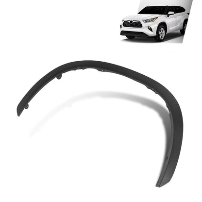 G-PLUS Front Driver Fender Flare Wheel Arch Trim Replacement Compatible with Toyota Highlander 2020-2022 750860E040