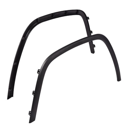 G-PLUS Front Driver & Passenger Side Fender Trim, Compatible with Jeep Grand Cherokee 2011-2016, Black Plastic Wheel Opening Molding Trim Pair Fender Flares