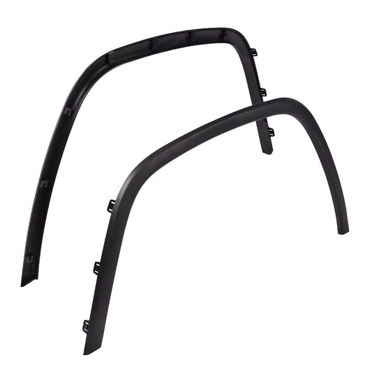 G-PLUS Front Driver & Passenger Side Fender Trim, Compatible with Jeep Grand Cherokee 2011-2016, Black Plastic Wheel Opening Molding Trim Pair Fender Flares