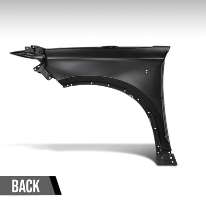 G-PLUS Fender Front Passenger Right Side Compatible with Cadillac XT6 (submodel: Premium Luxury, Sport) 2020-2024 84596460, GM1241423 Black
