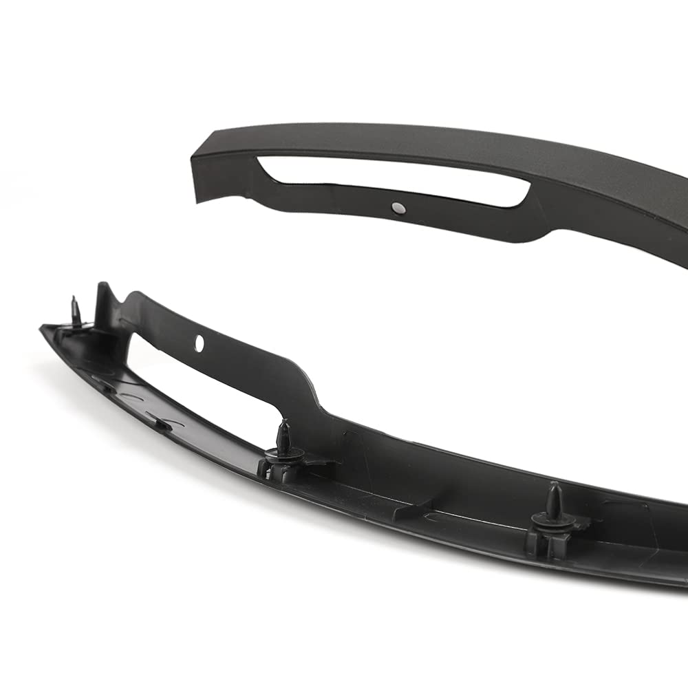 G-PLUS Front Right Passenger Side Fender Flares Compatible with Tesla Model Y MY 2020 2021 2022 2023 2024 149416400B, 149418800B Wheel Opening Molding Arch Trim Black