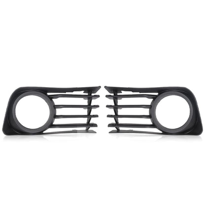 G-PLUS Fog Light Cover Grille Grill Compatible with Toyota Prius 2004 2005 2006 2007 2008 2009 with Hole Front Bumper Fog Lamp Cover 53112-47030 53113-47030