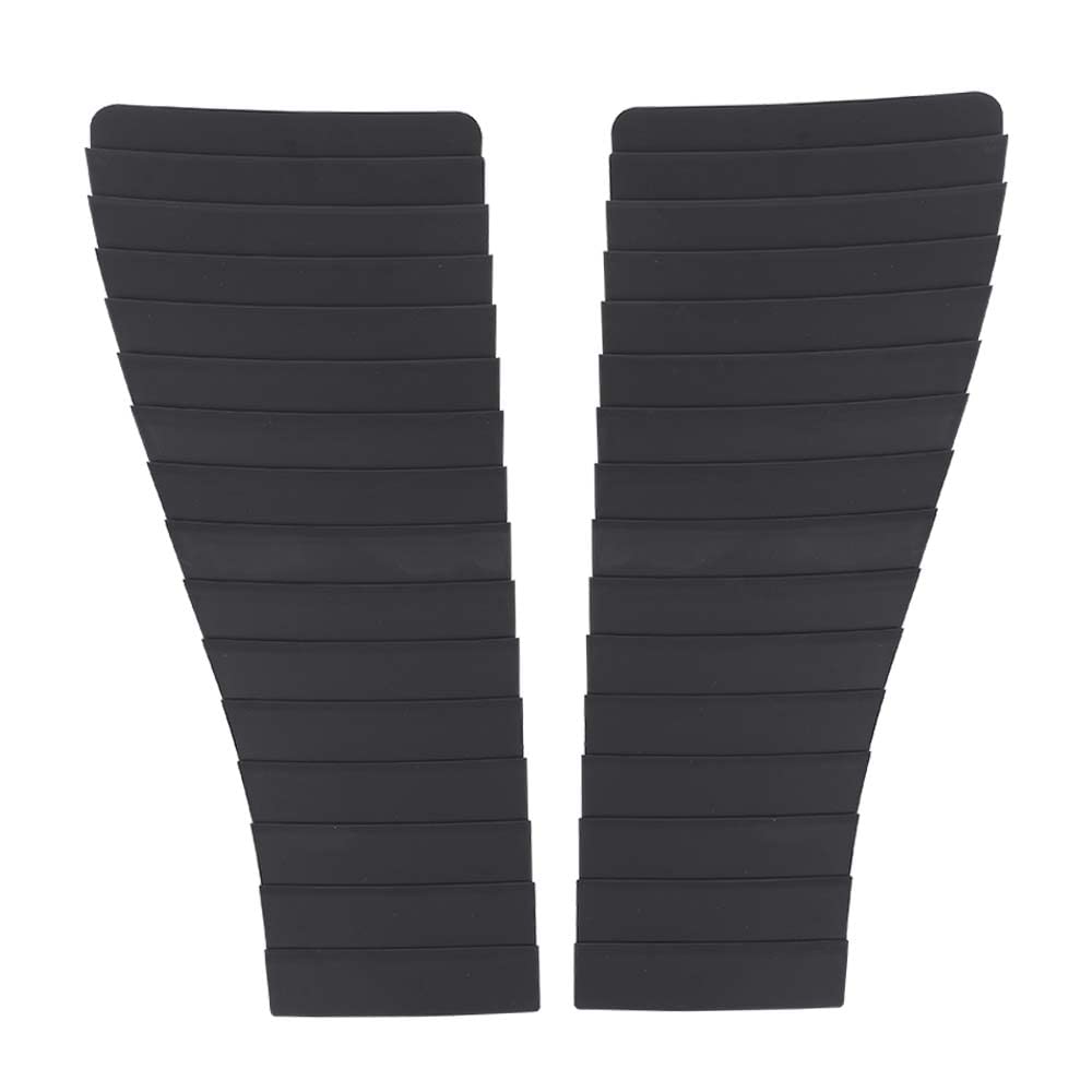 G-PLUS Hood Louver Inserts Grille Compatible with Chevy Camaro Z28 & IROC 1985 1986 1987 1988 1989 1990 Hood Louver Ornament Set Satin Black Finish Left and Right 748557