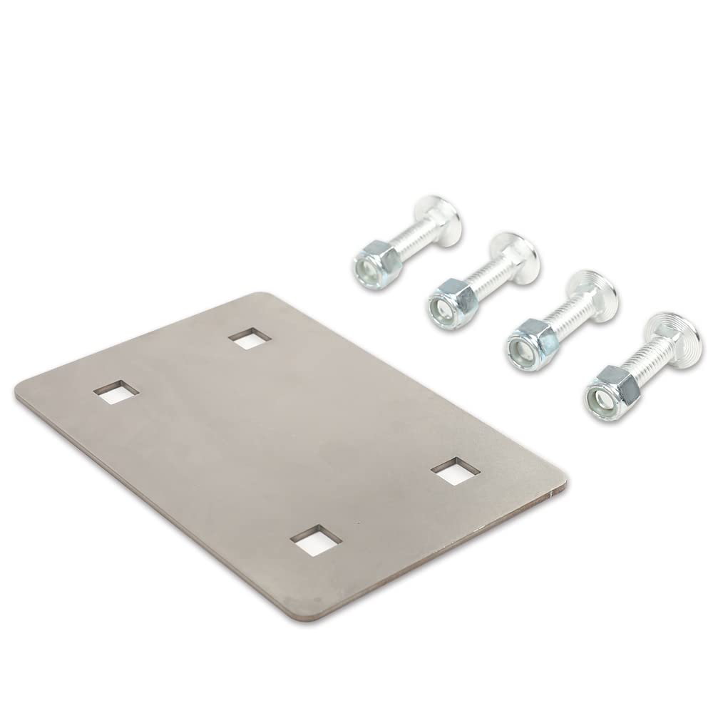 G-PLUS 80LB 200LB Vibrator Mount Plate Tailgate Spreader 1 1/2" Bolts Tailgate Spreader Vibrator Kit