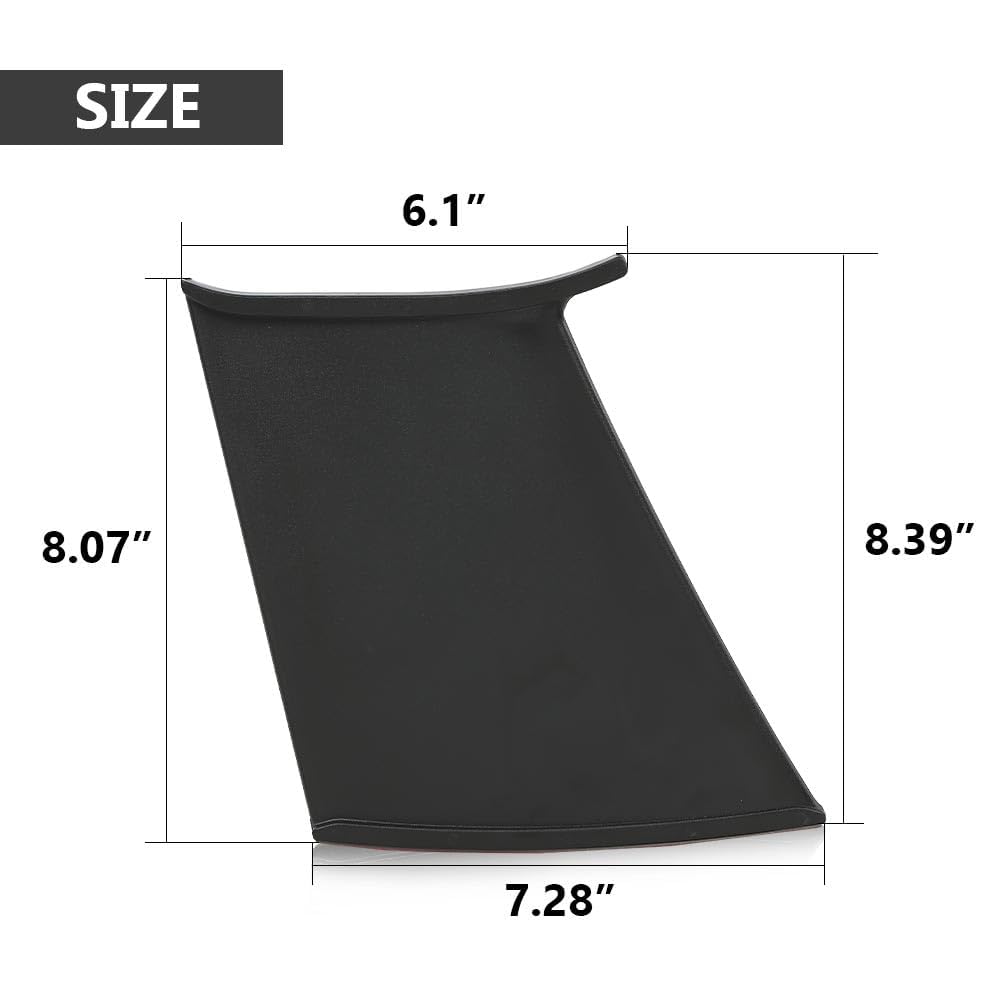 G-PLUS Spoiler Wing Stiffi Support Stabilizer Fit 2002 2003 2004 2005 2006 2007 Subaru Impreza WRX STi Black