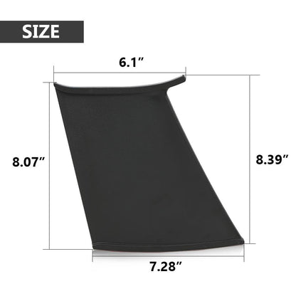 G-PLUS Spoiler Wing Stiffi Support Stabilizer Fit 2002 2003 2004 2005 2006 2007 Subaru Impreza WRX STi Black