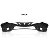 G-PLUS Front Upper Bumper Cover Primered Compatible with Toyota RAV4 2013 2014 2015, TO1014101, 521190R911, Black
