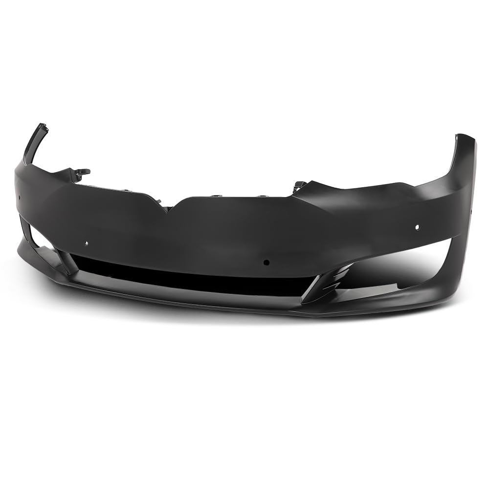 G-PLUS Front Bumper Cover Compatible with Tesla Model S 2016-2020 Black