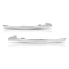 G-PLUS Front Bumper Molding Trim Cover Right & Left Compatible with Volvo XC60 2022 2023 2024 32227905, 32227906 Silver