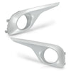 G-PLUS Front Fog Light Lamp Cover Trim Pair, Compatible with Toyota Highlander 2011 2012 2013 TO1038154 TO1039154 814810E060 814820E080, Driver & Passenger Side Fog Light Trim Silver