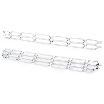 G-PLUS Grille Insert, Compatible with Chevy Silverado 1500 2016 2017 2018 Chrome Grille Kit Snap On(Sliver)