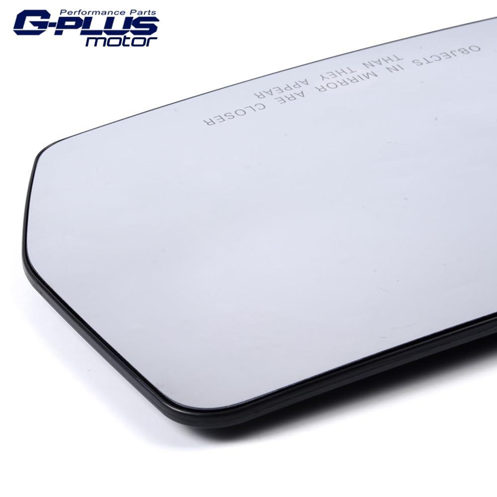 G-PLUS Front Replacement Mirror Glass Compatible with 2011-2014 Ford F150 BL3Z-17K707-A BL3Z17K707A White