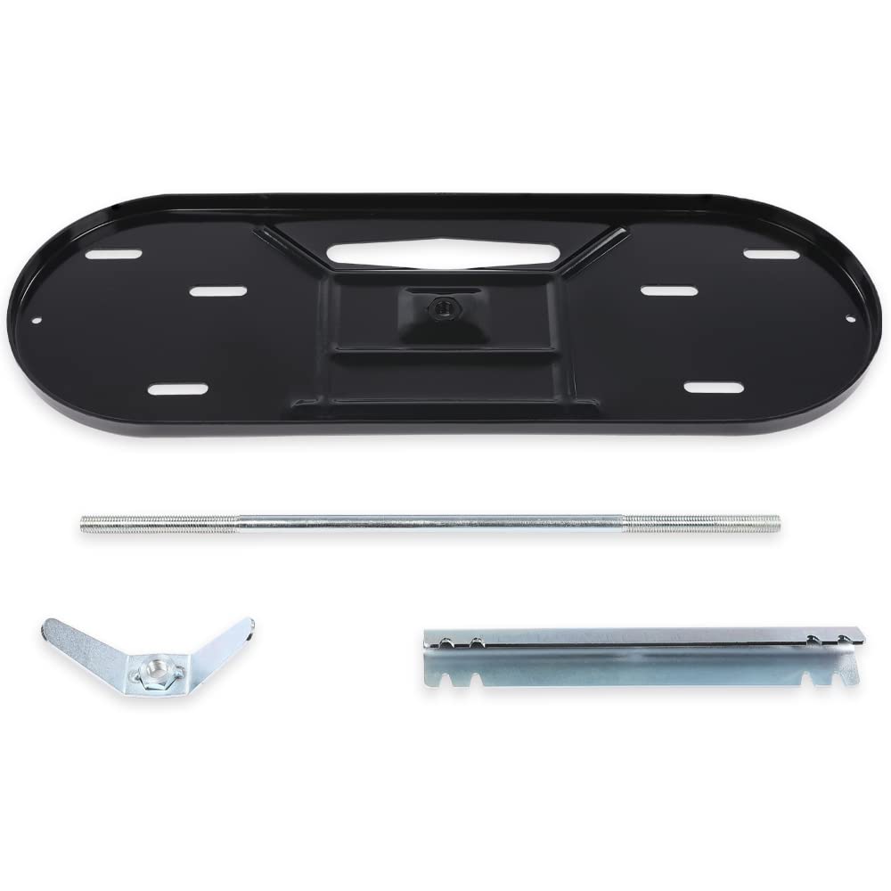 G-PLUS RV Propane Tank Mounting Kit Fit for Rv 20lb 30lb Lp Tanks Camper Travel Trailer Propane Tank Holder Dual RV Propane Tank Black