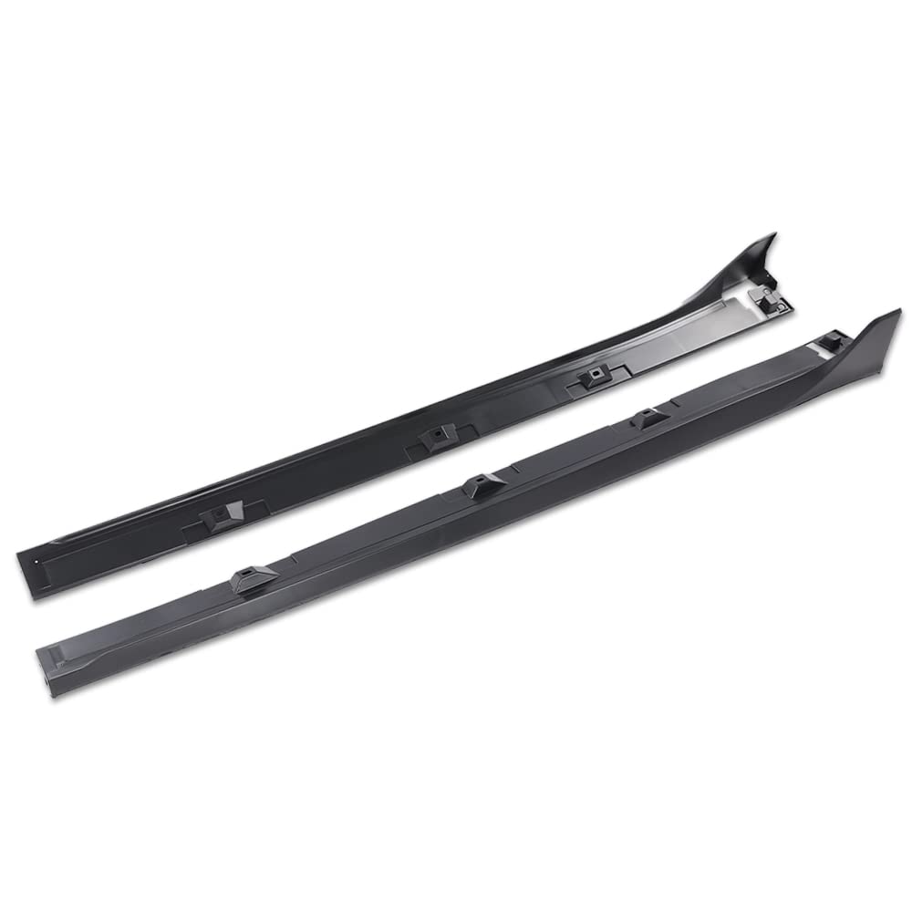 G-PLUS Side Skirt Extensions Compatible with Honda Civic 4 Door Sedan 2016-2019 Side Skirt Extension Rocker Panel Driver Passenger Side Matte Black