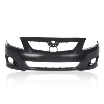 G-PLUS Front Bumper Cover Compatible with Toyota Corolla Sedan 2009 2010, Not Fit S/XRS Models, 615343423104 TO1000343 5211902990, Black Primered