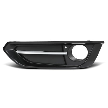 G-PLUS Front Fog Light Cover Trim Driving Lamp Driver Left Side Compatible with BMW 230i xDrive Base 2017-2021 For Sport Line Models Without M Sport Package 51117343731, BM1038163 Black