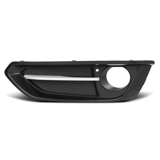 G-PLUS Front Fog Light Cover Trim Driving Lamp Driver Left Side Compatible with BMW 230i xDrive Base 2017-2021 For Sport Line Models Without M Sport Package 51117343731, BM1038163 Black