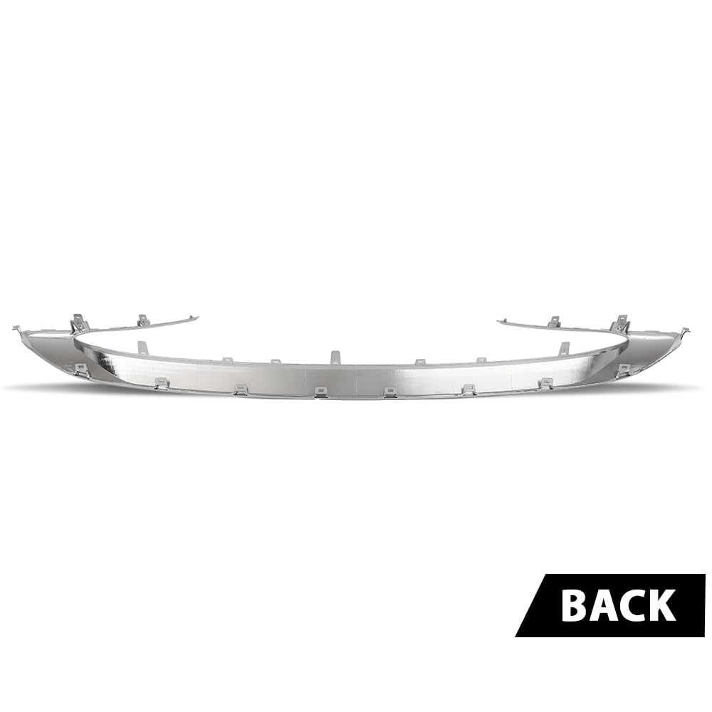 G-PLUS Front Bumper Lower Molding Trim Compatible with LX ES350 ES300h Base Sedan 4-Door 2016-2018 5310206150, 5310233080, 53122-06010 Silver