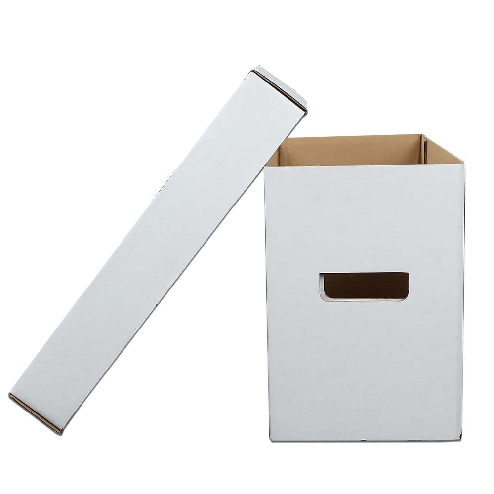 G-PLUS Comic Book Storage Comic Book Box Holds 150-175 Comics Collapsible Moistureproof Archival Cardboard 5 Pack