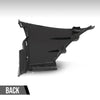 G-PLUS Front Left Side Lower Bumper Air Shield Compatible with Benz A220 & A35 AMG 2019 2020 2021 2022 With AMG Package 1778853803, MB1038211 Black