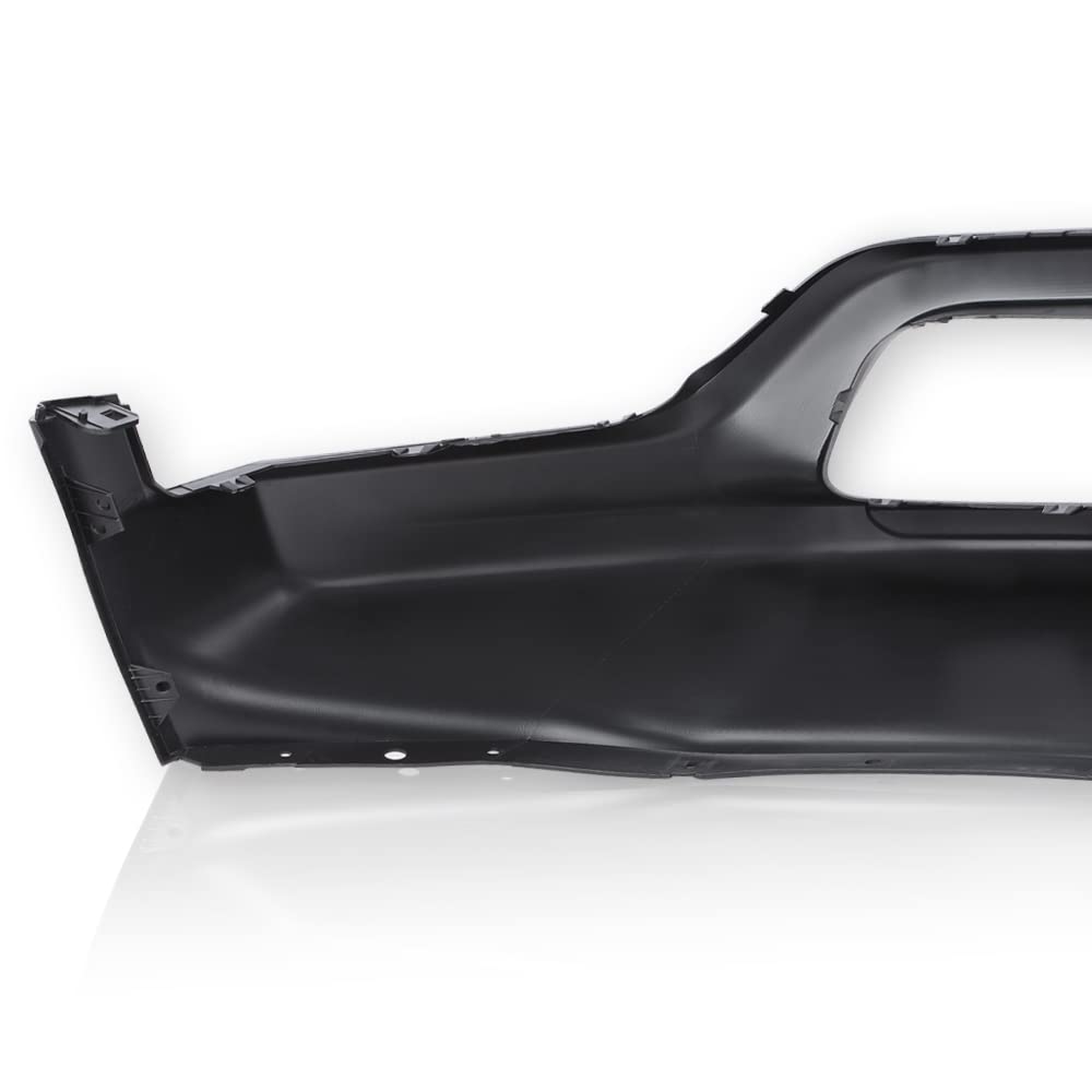 G-PLUS Primered Front Lower Bumper Cover Fascia Compatible with Jeep Compass 2017 2018 2019 2020 2021 Textured Dark Gray 5UQ11RXFAB CH1015131
