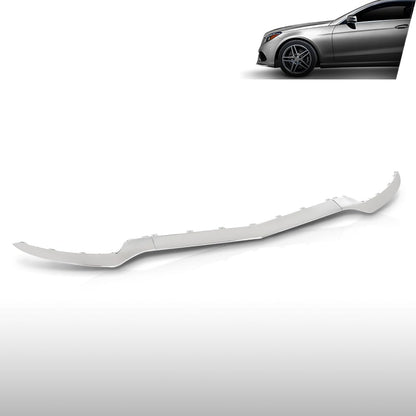 G-PLUS Front Bumper Body Molding Trim Compatible with Benz W207 E-Class E350 E400 E550 2014-2017 Fit Benz E400 2015 A2078850774, A2078850874 Silver 3Pcs
