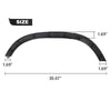 G-PLUS Rear Left Fender Wheel Flare Trim Molding Compatible with Chevy Trax LTZ 2013-2016/ Trax Premier 2017-2020/ Trax LS LT 2013-2022 95298241, GM1790123