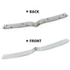 G-PLUS Front Upper Grille Trim Bright Chrome Compatible with Tesla Model X 2016-2020 1047022-00-D, 104702200D Silver ABS