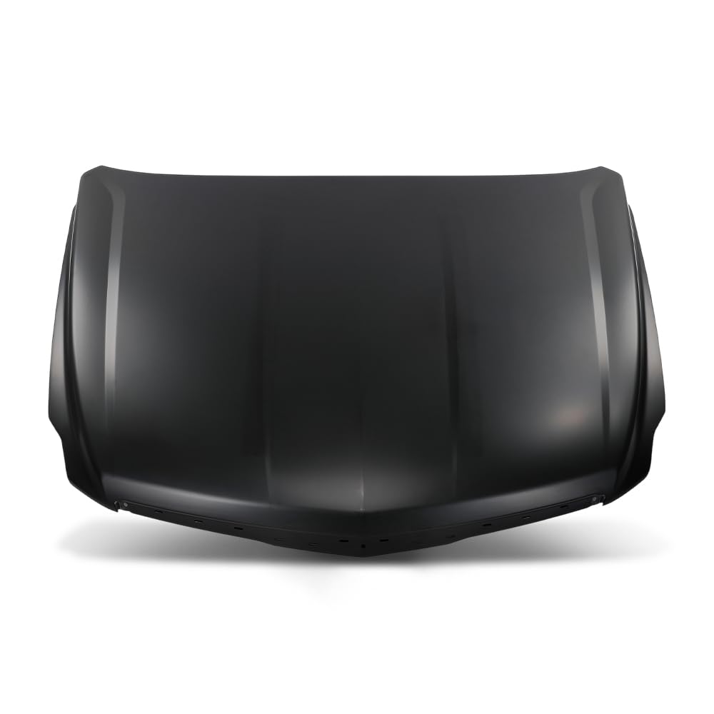 G-PLUS Front Hood Panel Primed Aluminum Compatible with Cadillac Escalade 2015-2019 Black