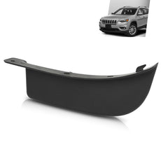 G-PLUS Bumper Fascia Spat for Jeep Cherokee 2019-2022 Front Left Black Side View