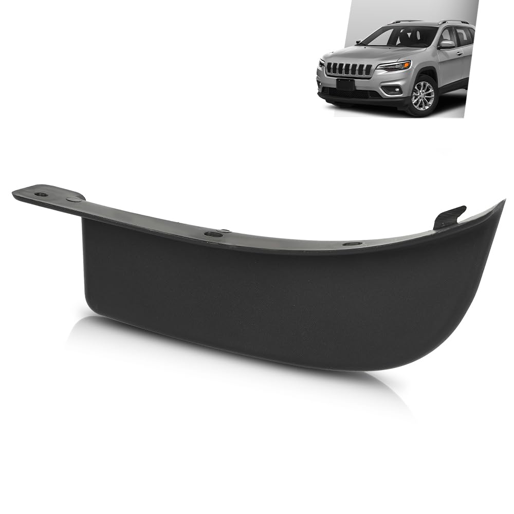 G-PLUS Front Bumper Fascia Spat Left Driver Compatible with Jeep Cherokee 2019-2022 68288015AC