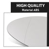 G-PLUS Left Rear View Mirror Glass, Compatible with Porsche Cayenne 2011-2017 with Heat, Driver Side, 958-731-521-20, 95873152121, 95873152120