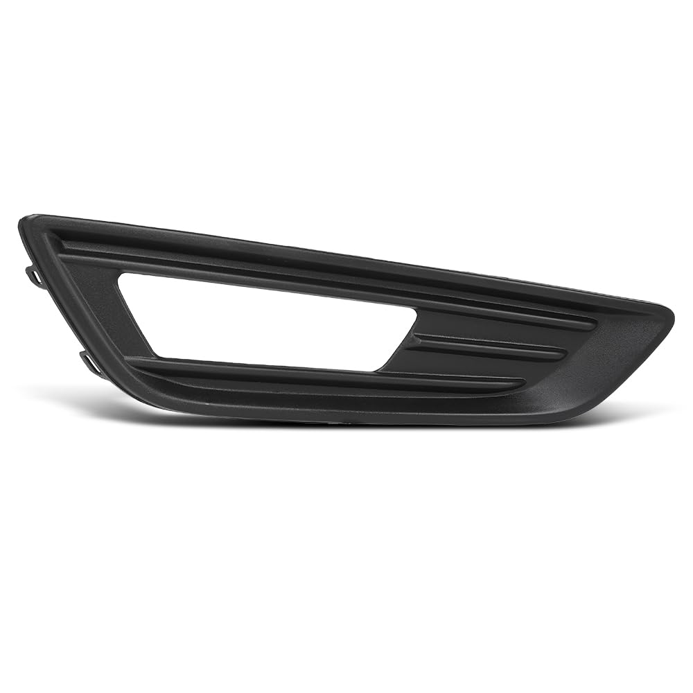G-PLUS Fog Light Trim Cover, Compatible with Ford Focus 2015-2018, Passenger Side, F1EZ15266A, FO1039151 Black Right