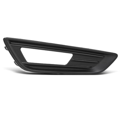 G-PLUS Fog Light Trim Cover, Compatible with Ford Focus 2015-2018, Passenger Side, F1EZ15266A, FO1039151 Black Right