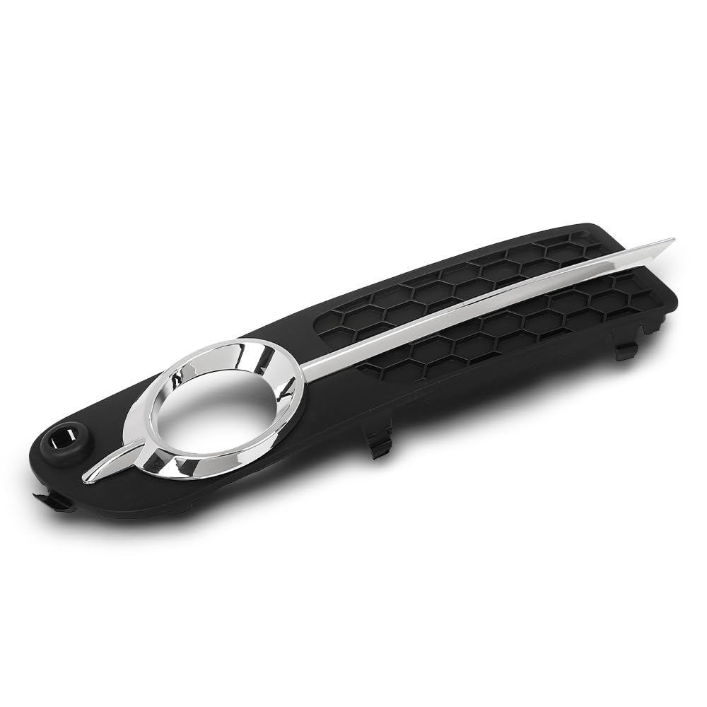 G-PLUS Fog Light Trim Front Right Compatible with Volvo V70 2008-2010 / S80 2007-1013 Fit Cars with Park Assist 34430920 Chrome Black