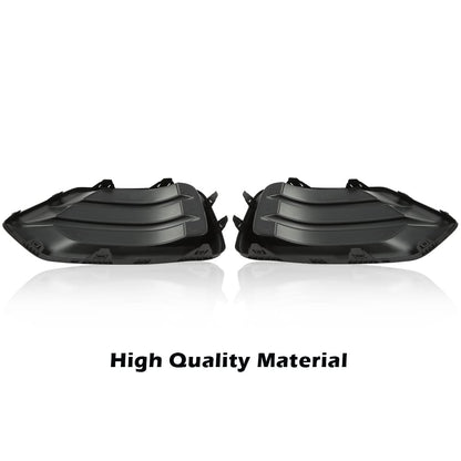 G-PLUS Fog Light Cover Driver and Passenger Side Compatible with Chevy Trax 2017 2018 2019 2020 2021 2022 Front Bumper Fog Lamp Cover 42537708 GM1039226 42537707 GM1038226