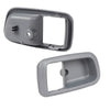 G-PLUS Door Handle Trim Set Compatible with 2000-2006 Toyota Tundra,Interior Door Handle Bezel 2Pc (Light Grey)