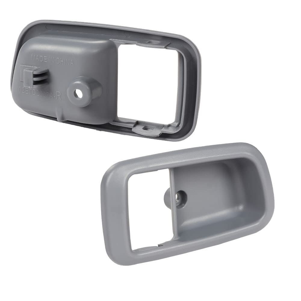G-PLUS Door Handle Trim Set Compatible with 2000-2006 Toyota Tundra,Interior Door Handle Bezel 2Pc (Light Grey)