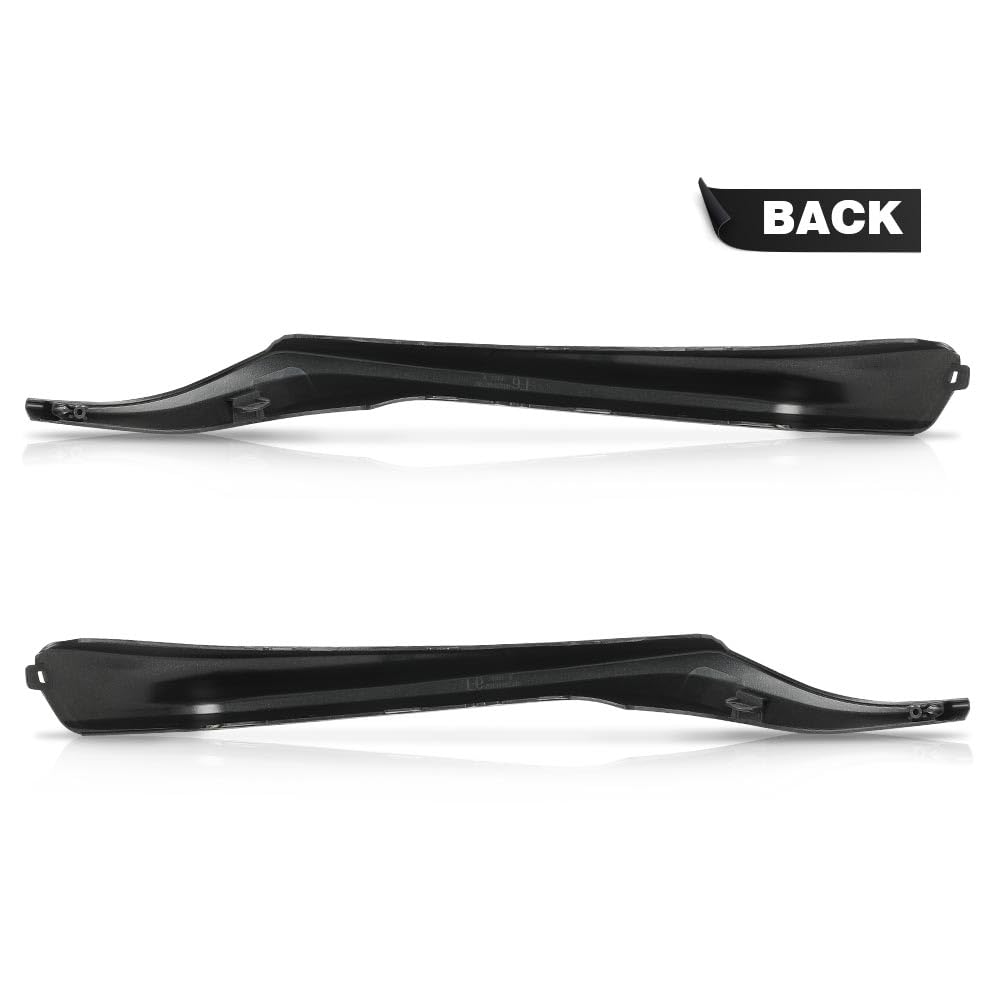 G-PLUS Front Bumper Side Trim Left Right Set Silver Compatible with Toyota Camry XSE SE 2021-2023 52163F4020 52164F4020 TO1139101 TO1138101