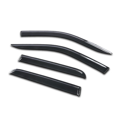 G-PLUS Out-Channel Window Vent Visor Deflectors Tape-On Side Rain Guards Compatible with Ford Maverick XL XLT Lariat 2022-2025 4PCS Smoky