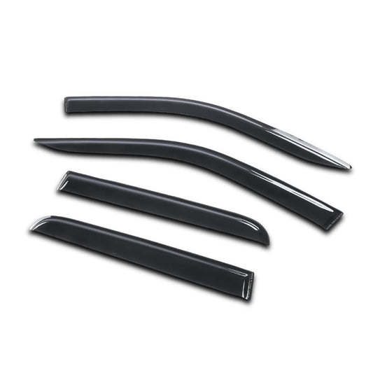 G-PLUS Out-Channel Window Vent Visor Deflectors Tape-On Side Rain Guards Compatible with Ford Maverick XL XLT Lariat 2022-2025 4PCS Smoky