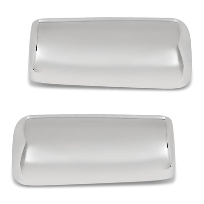 G-PLUS Pair Door Mirror Covers Chrome, Compatible with Peterbilt 579 2013-2023, LH Driver & RH Passenger Side 2PCS